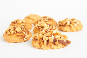 Fototapeta na wymiar cookies with nuts
