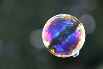 bunte seifenblase