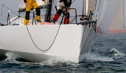 team skipper at regatta