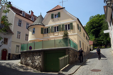Fototapeta premium Typical house in Austria - Graz