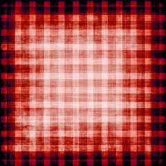 Grungy christmas gingham pattern