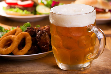 cold mug of beer