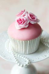 Rose cupcake