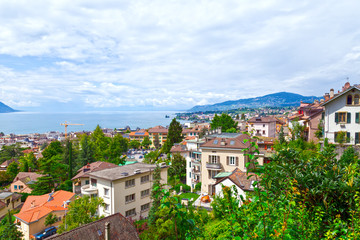Fototapeta na wymiar Miasto Montreux, Szwajcaria