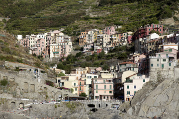 Fototapeta na wymiar Wieś Manarola - Cinque Terre - Italie