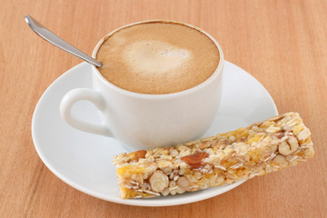 coffee with muesli