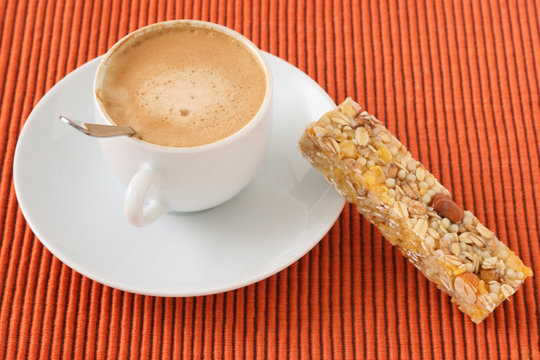 coffee with muesli