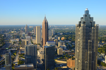Fototapeta premium Aerial View of Atlanta