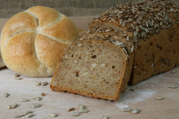 Verschiedene Brotsorten