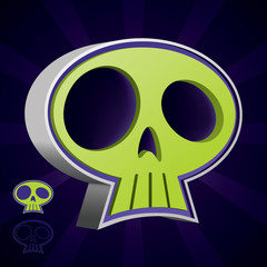Skull Button