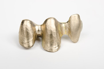 Rohling Goldlegierung Zahnbr&uuml;cke