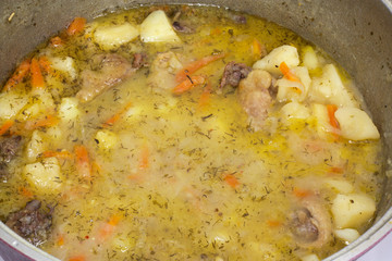 Soup bowl intimate view
