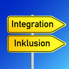Obraz premium Integration - Inklusion