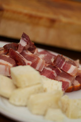 pancetta e formaggio caprino
