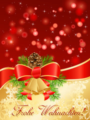 Frohe Weihnachten - Weihnachtskarte