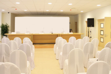 empty conference hall