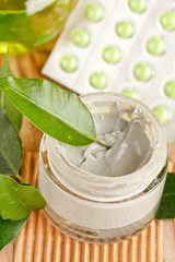 botte of organic cream