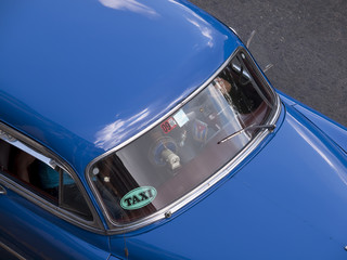 Fototapeta premium cuba taxi