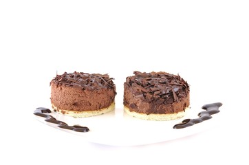 Mousse de chocolate.