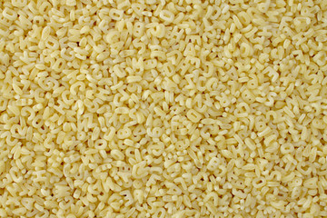 Noodles in the form of letters and numbers