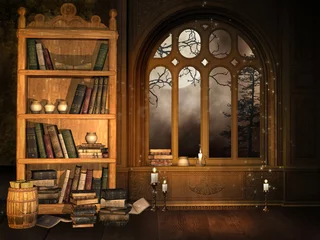  Magische bibliotheek © Obsidian Fantasy