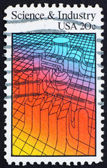 Postage stamp USA 1983 Science and industry