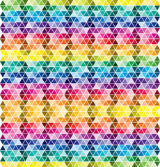 Colorfull triangle background pattern