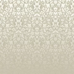 Nahtlose Damast-Muster-Silber/Gold-Tapete © Jan Engel