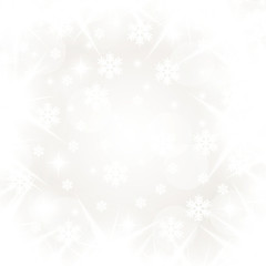 christmas snowflakes and stars illustration