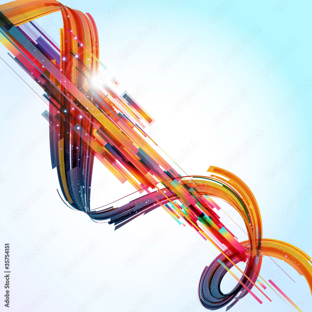 Poster abstract background vector