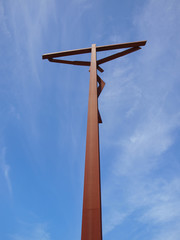 stylish cross in Fatima, Portugal