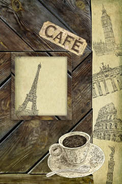 Europe cafe background