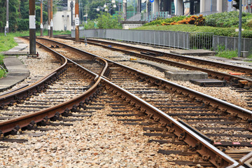 Fototapeta premium rails