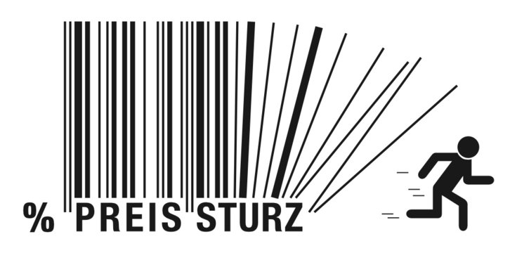 barcode falling down on running consumer