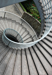 Fototapeta premium spiraling stair