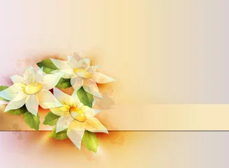 Rolgordijnen abstract floral background © blina