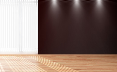 stanza vuota con finestra