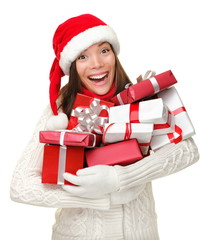 Christmas Presents woman