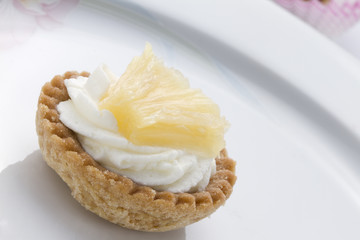 Italian small pastries whith fruit