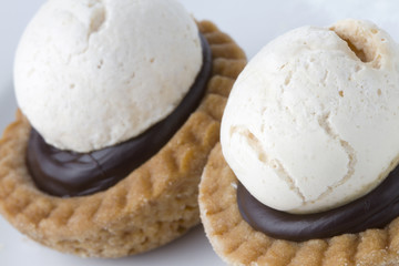 Italian small pastries whith fruit