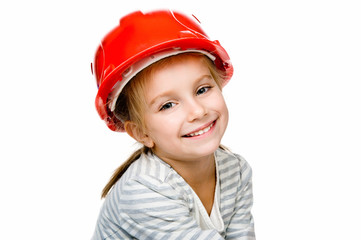 little girl clise-up.