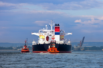 Towing the tanker