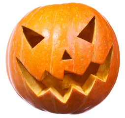 Jack O' Lantern isolated on white