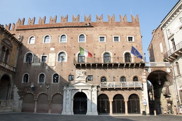 Obraz premium Building in Verona in Northern Italy