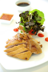 Roast duck chinese cuisine