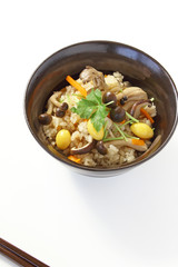 きのこの炊き込みご飯