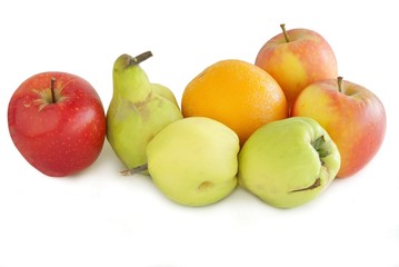 quinces,apples and orange