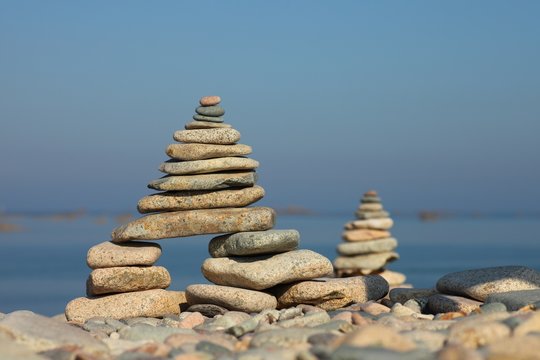 pile de galets