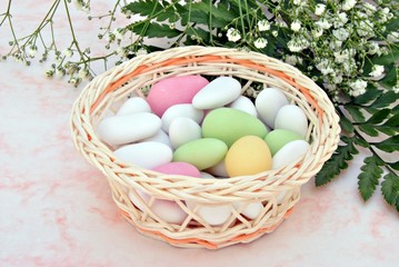 Obsequio con caramelos