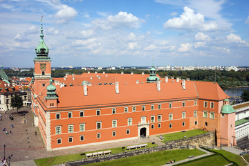 Naklejka na ściany i meble Royal Castle in Warsaw